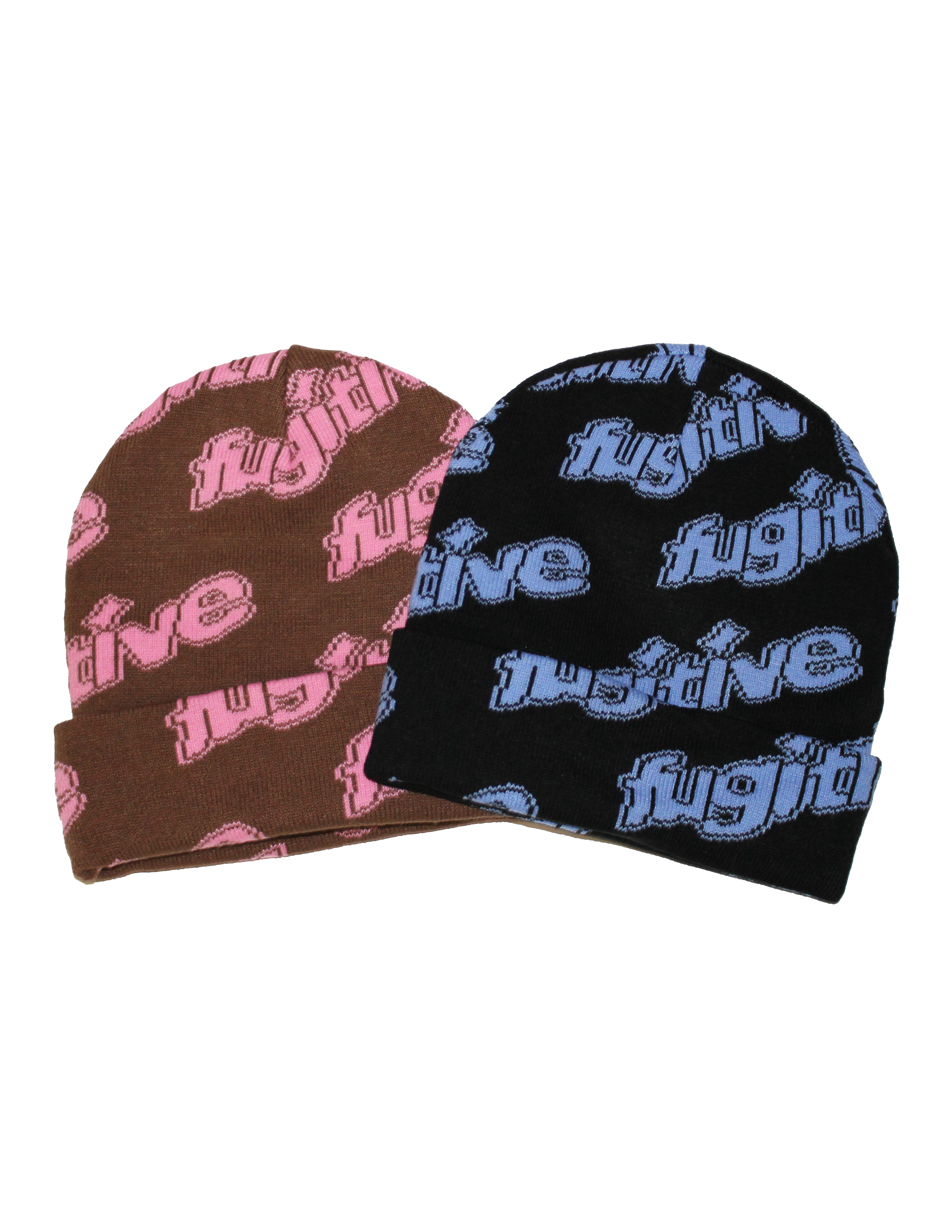 ALL OVER LOGO BEANIE – FUGITIVE
